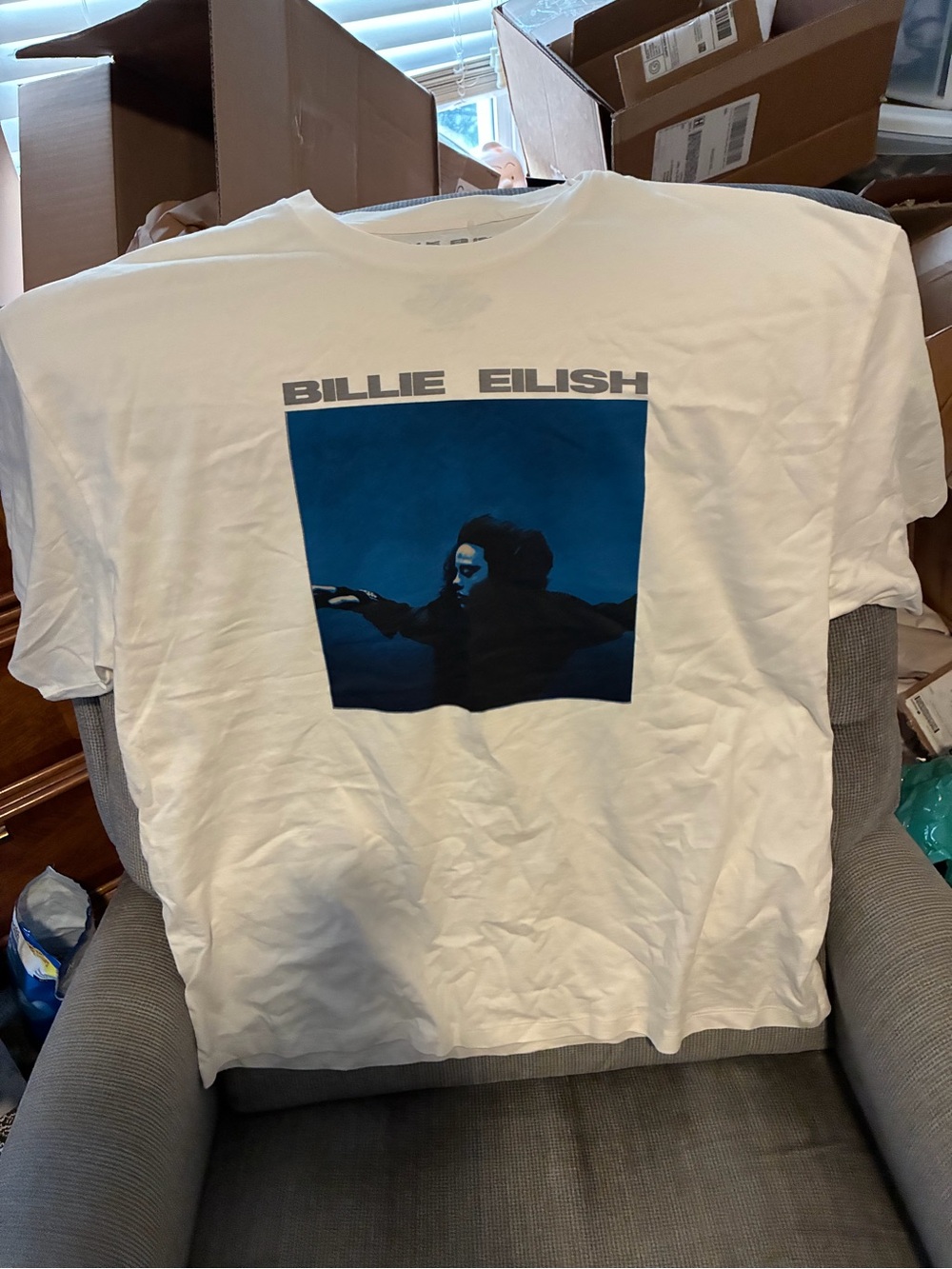 New with Tags Billy Eilish Tee Shirt Large. Originally $24